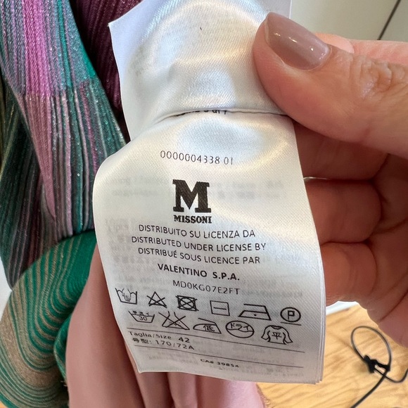 MISSONI multicolored metallic skirt - Picture 3 of 6